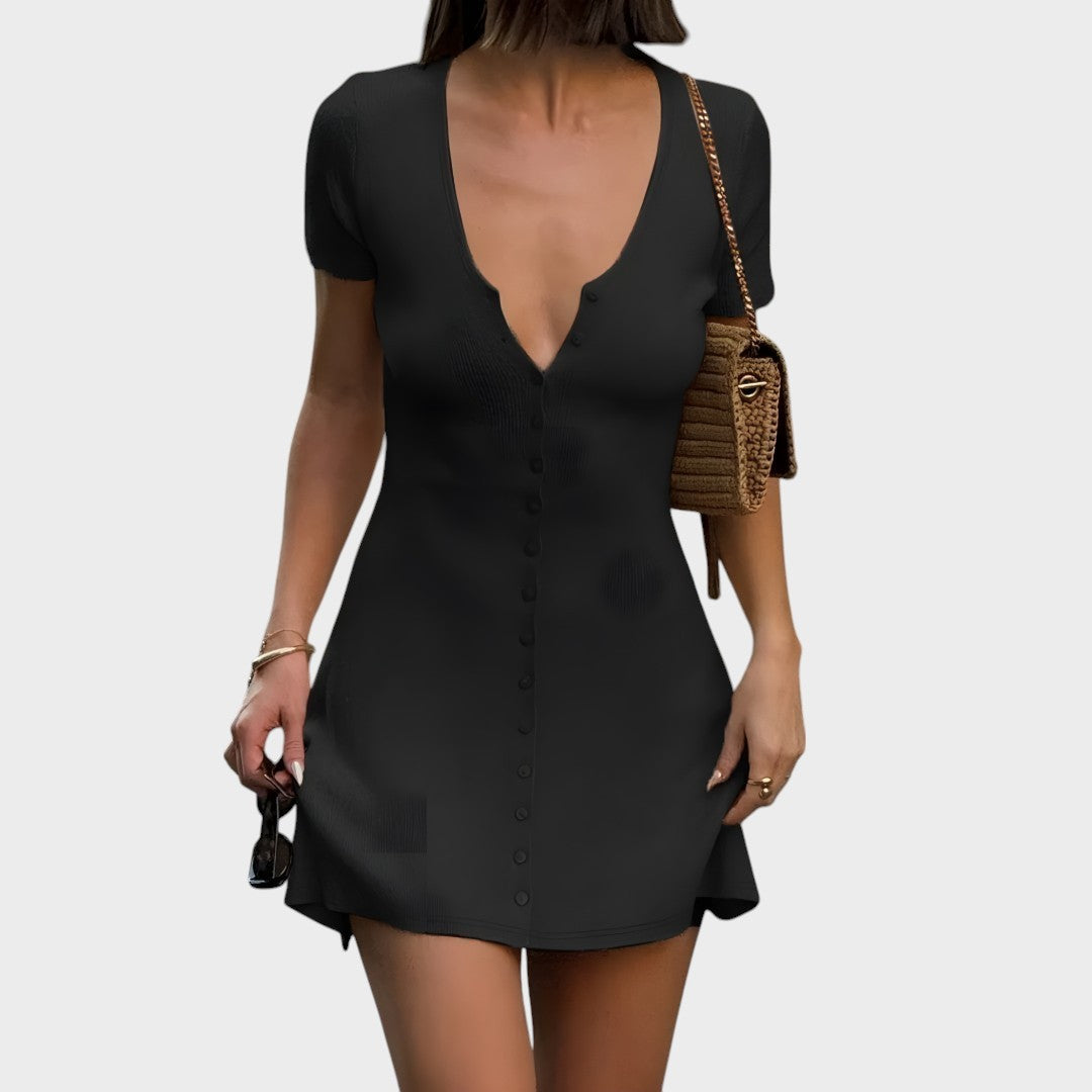 Francisca | Vestido corto de punto