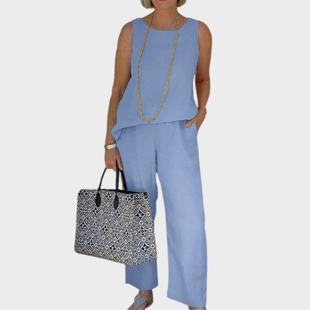 Valéa | Conjunto De Dos Piezas De Lino