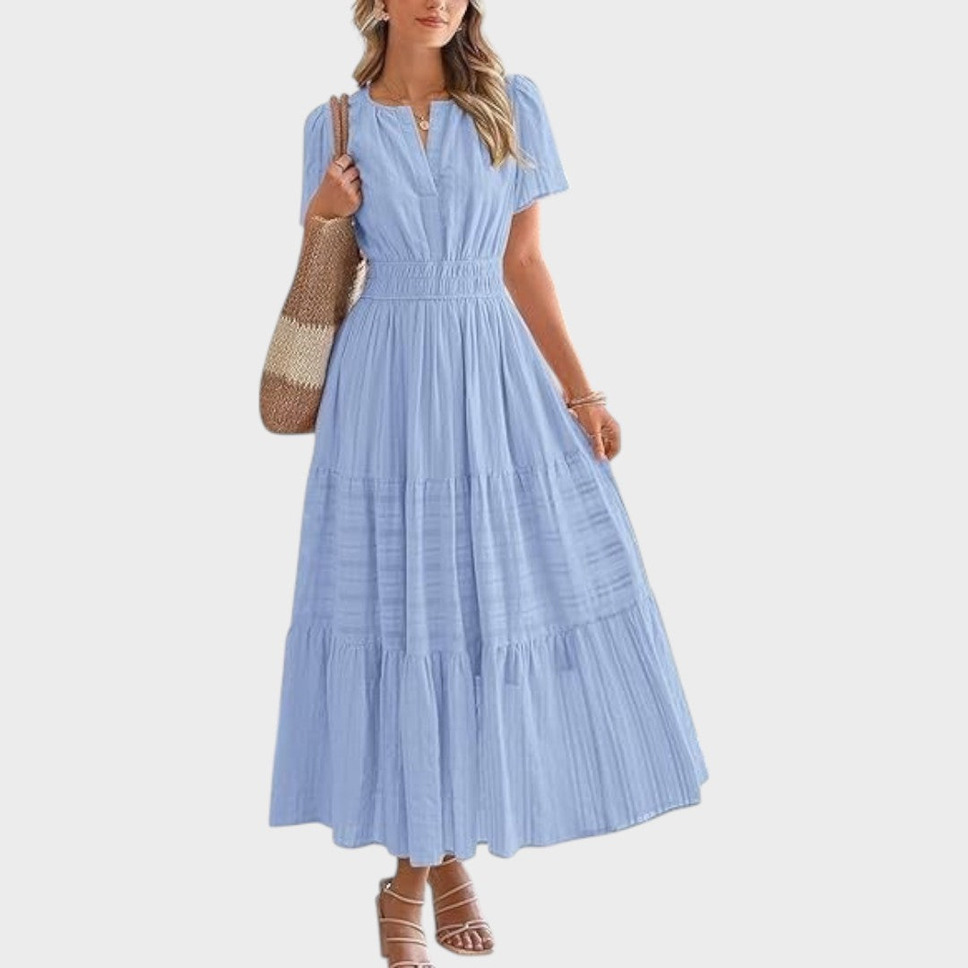 Zaza | Vestido largo con cintura elástica