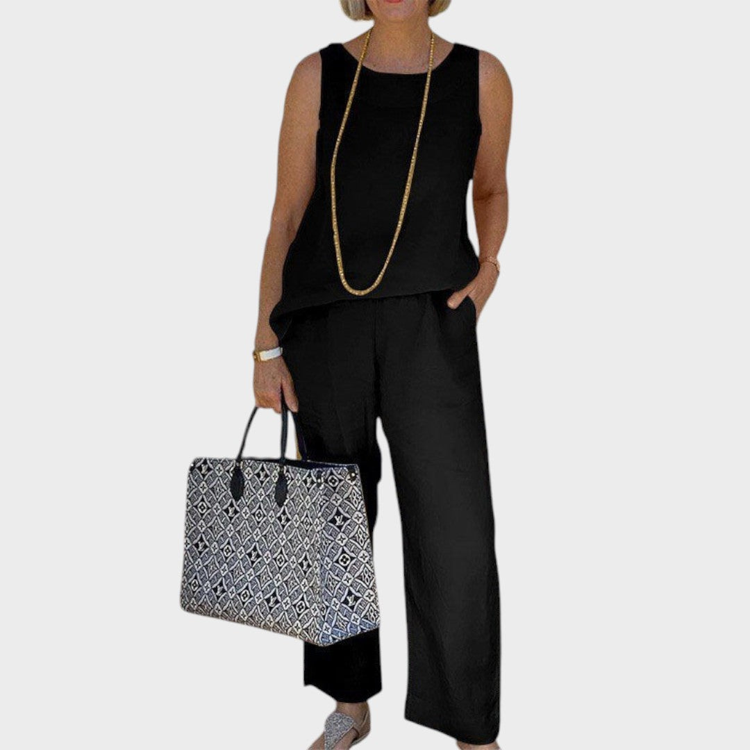 Valéa | Conjunto De Dos Piezas De Lino