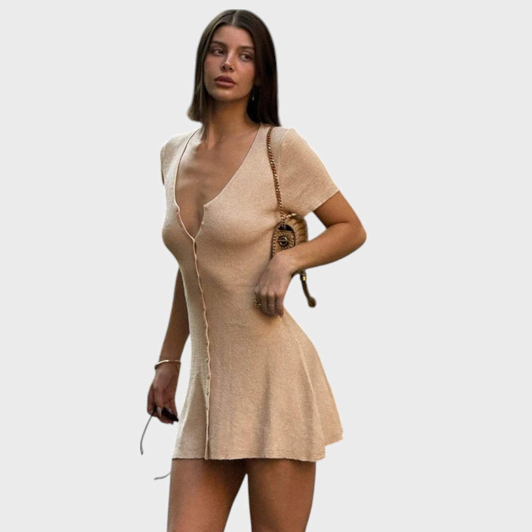 Francisca | Vestido corto de punto