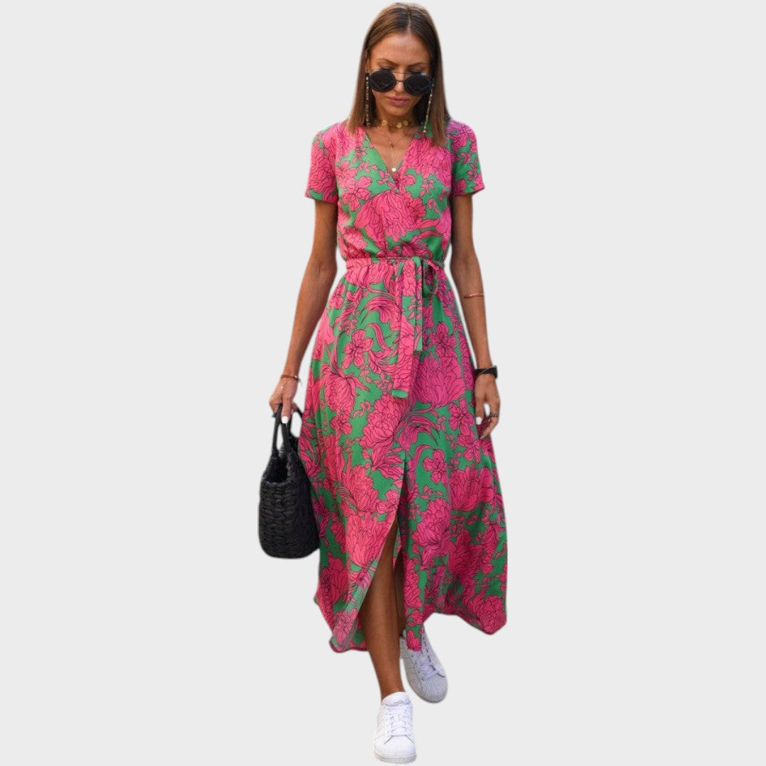 Amelie | Vestido Midi Cruzado