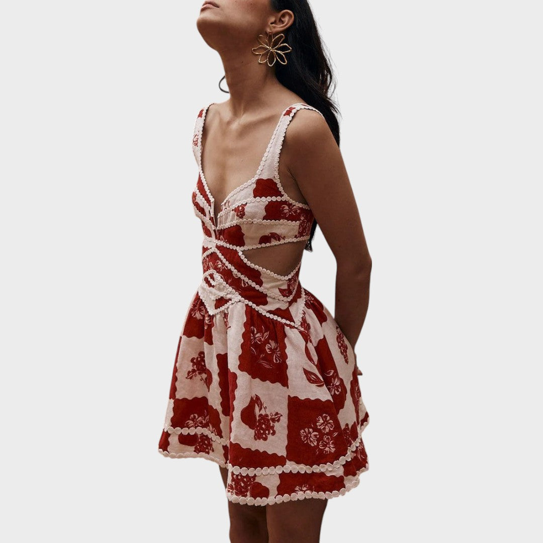 Sabella | Minivestido con flores