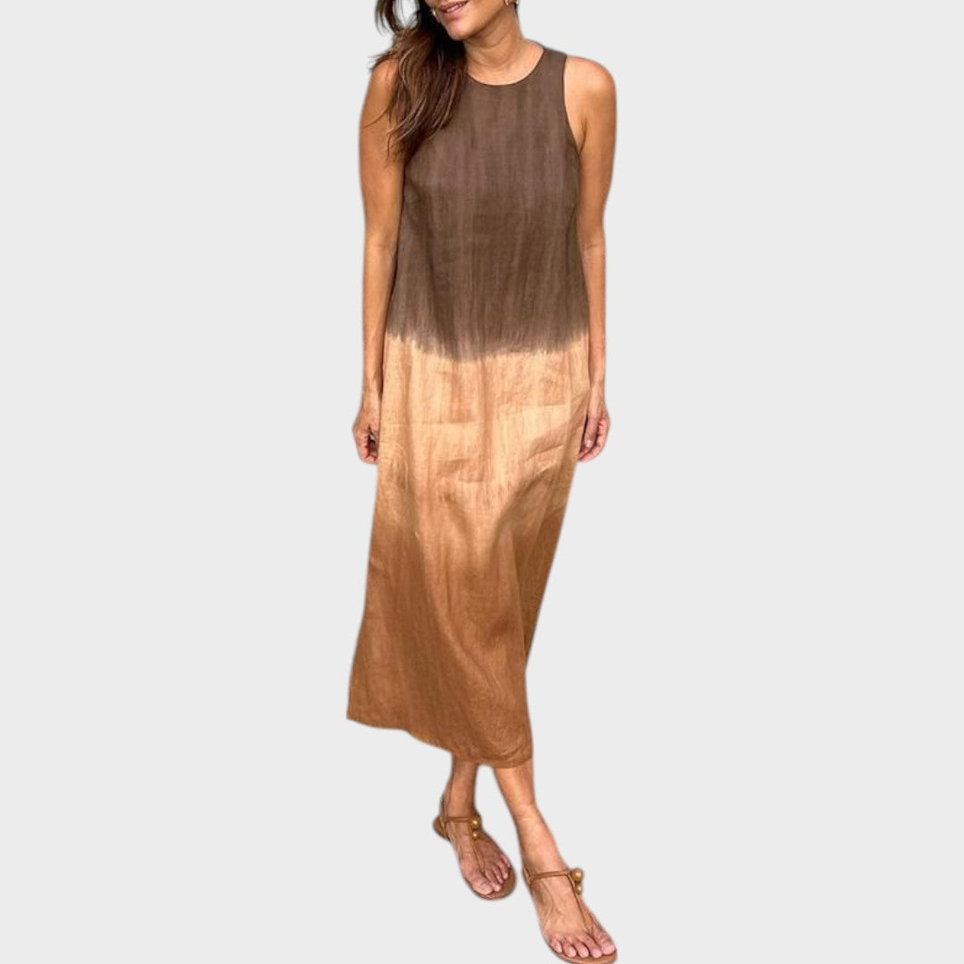 Ortega | Vestido Midi Degradado