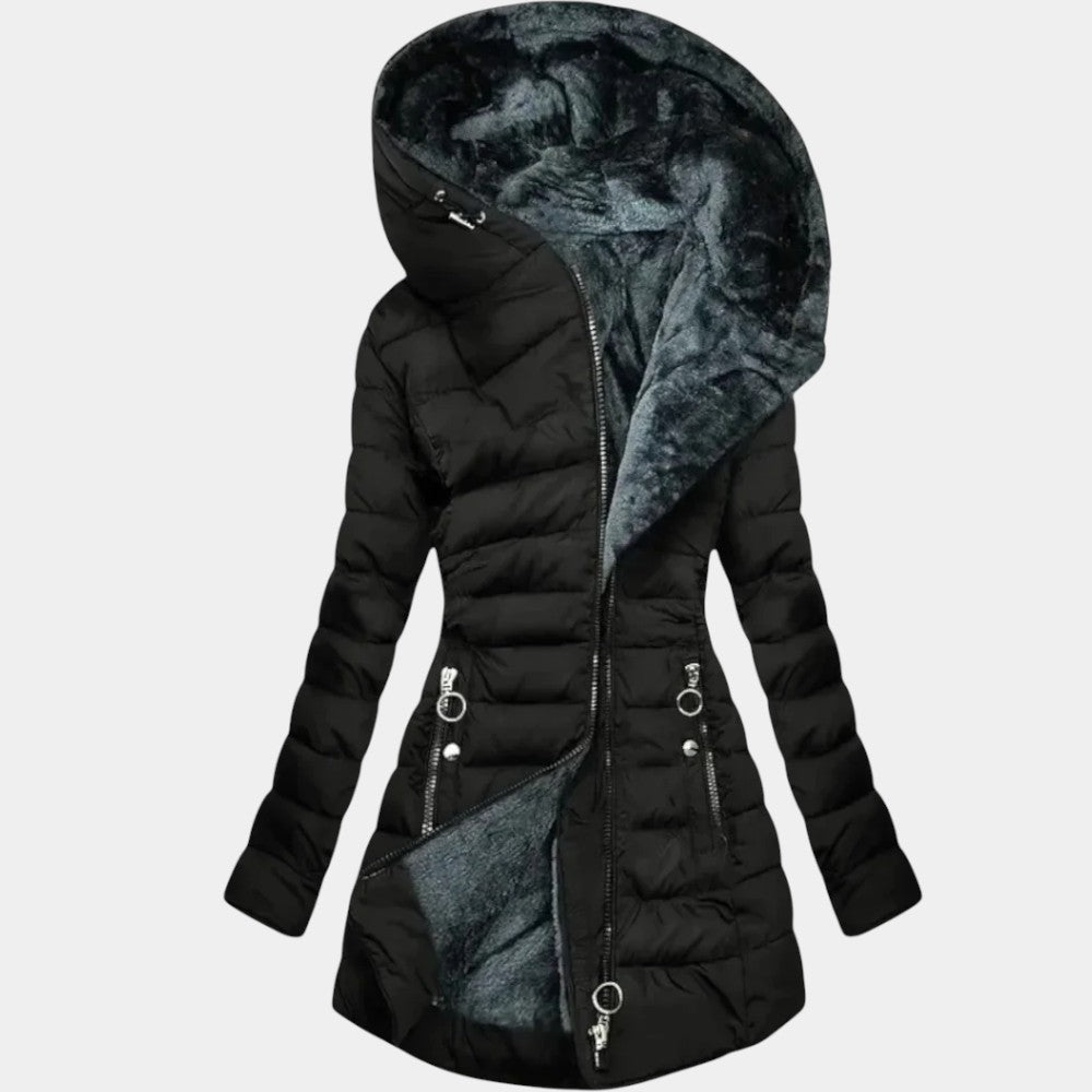 Kori™ | Abrigo Acolchado de Invierno con Capucha