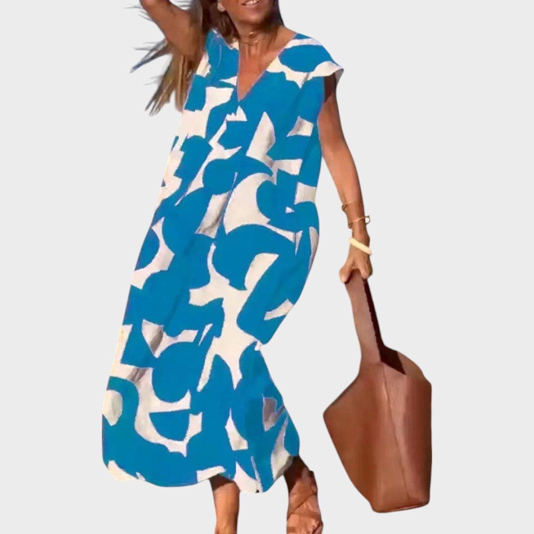 Mebelle | Vestido con cuello en V