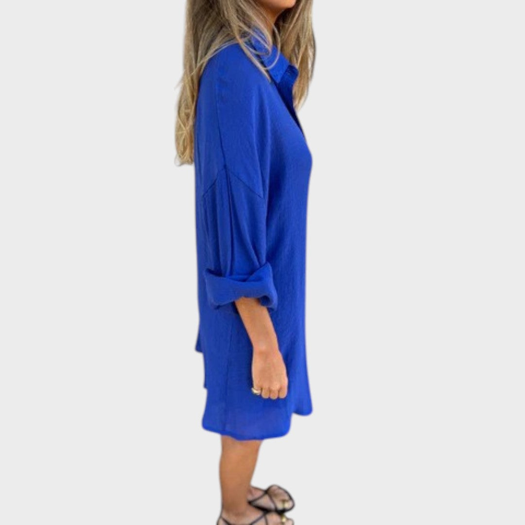 Nora | Conjunto de camisa y pantalón corto de lino