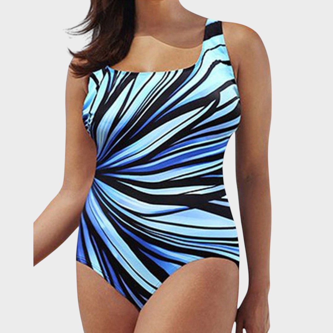 Rita | Traje De Baño De Rayas