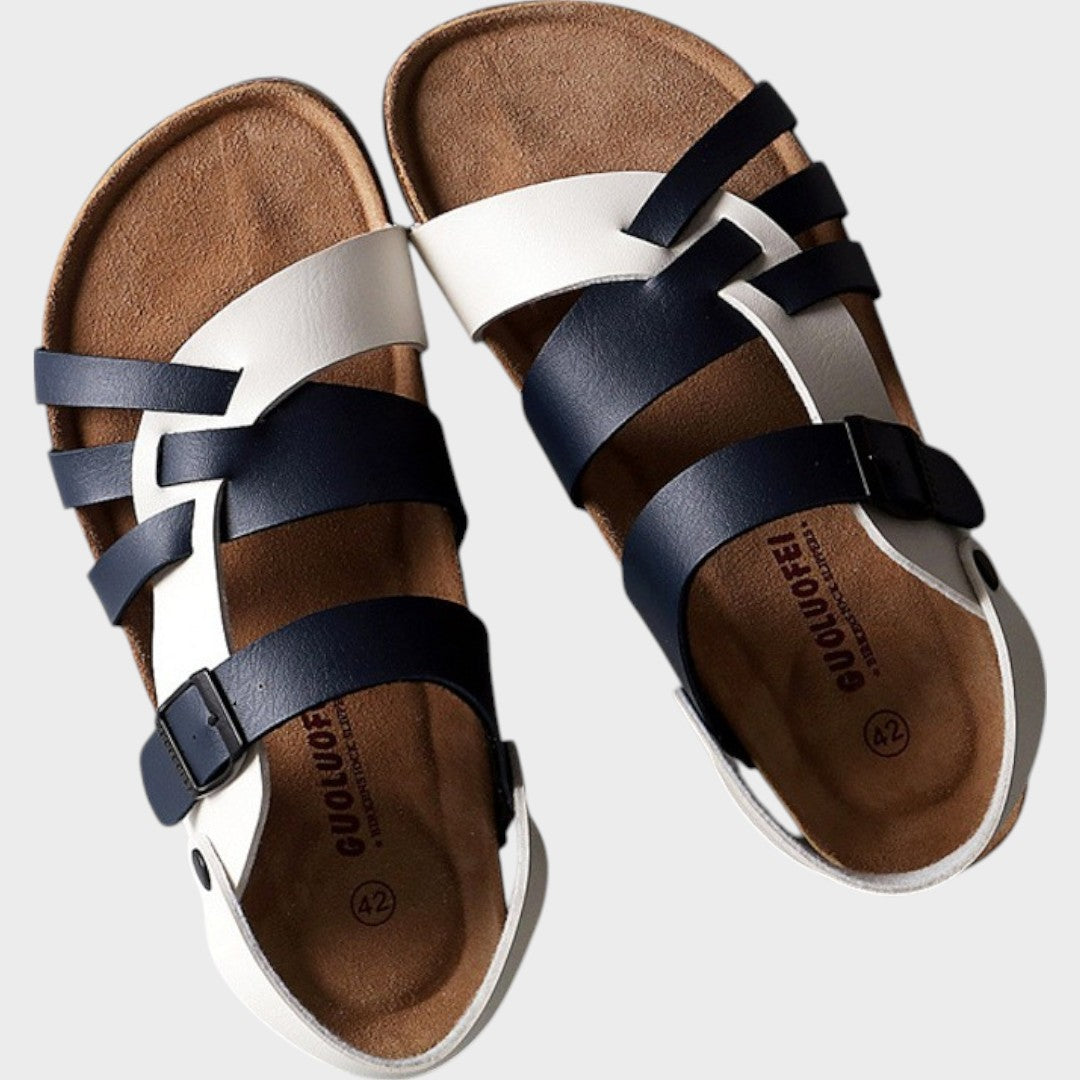 Cecília | Sandalias de piel ortopédicas ajustables