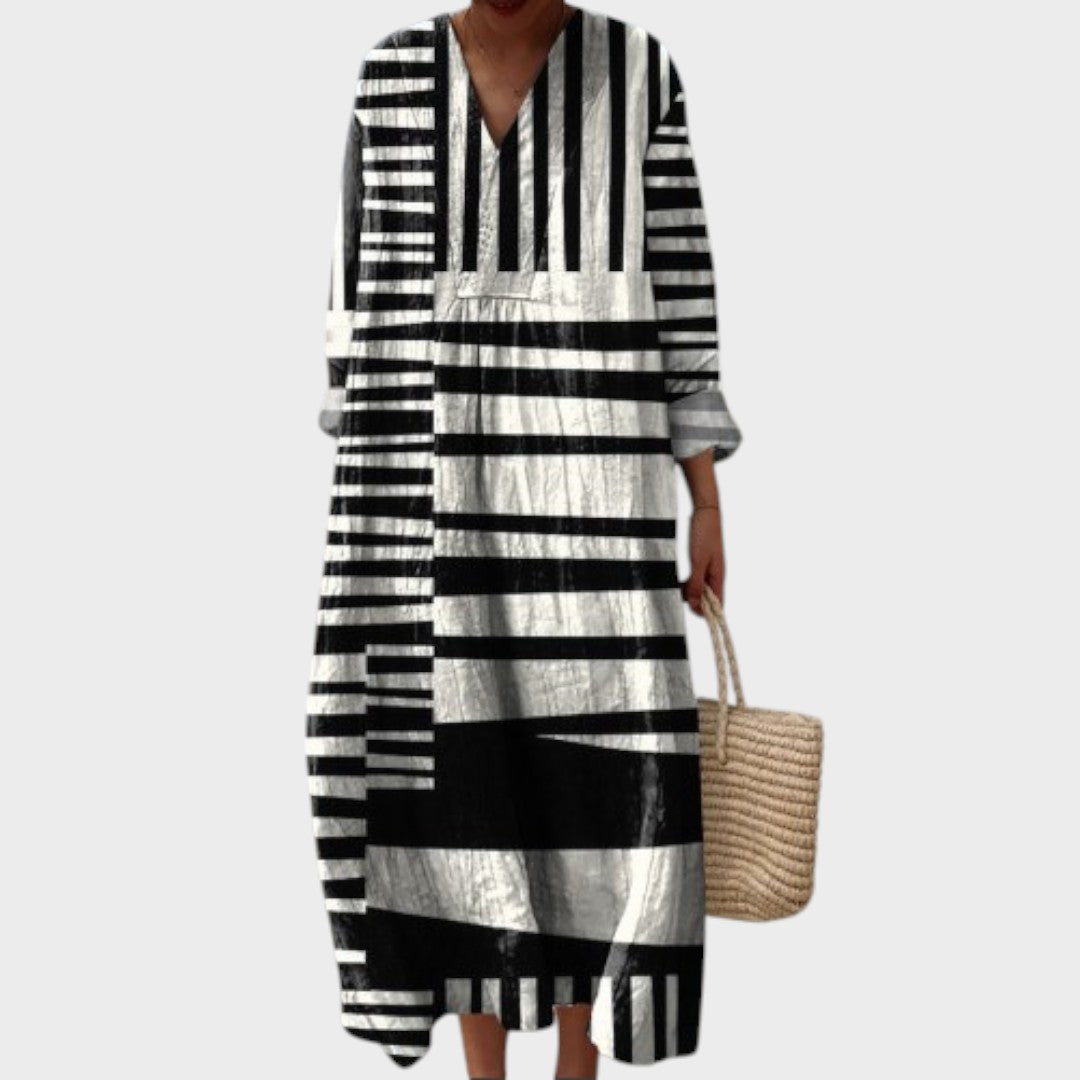 Ottilie | Vestido Geométrico Colorido