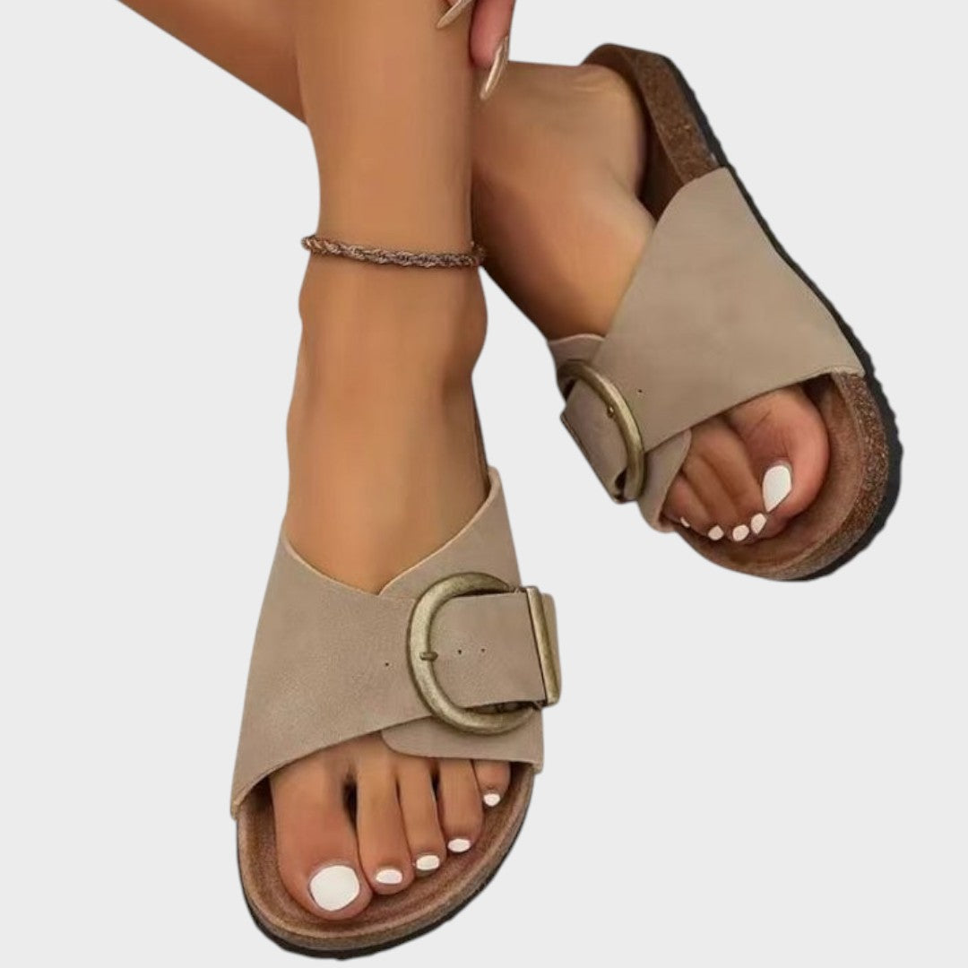 Bianca | Sandalias ortopédicas con hebillas