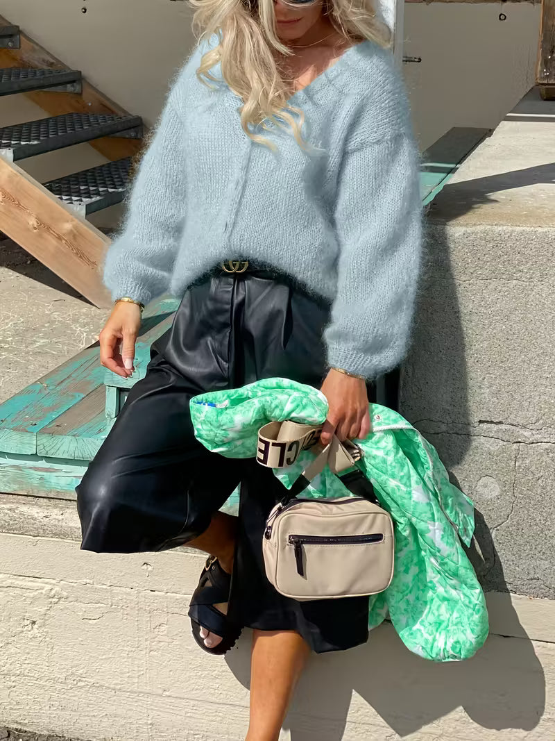 Hozanna - Jersey De Manga Larga De Punto Con Botones