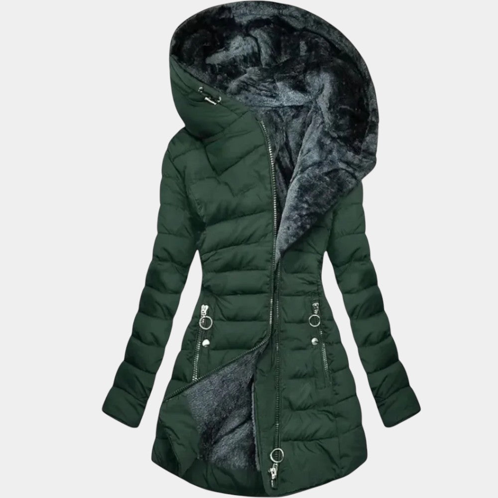 Kori™ | Abrigo Acolchado de Invierno con Capucha